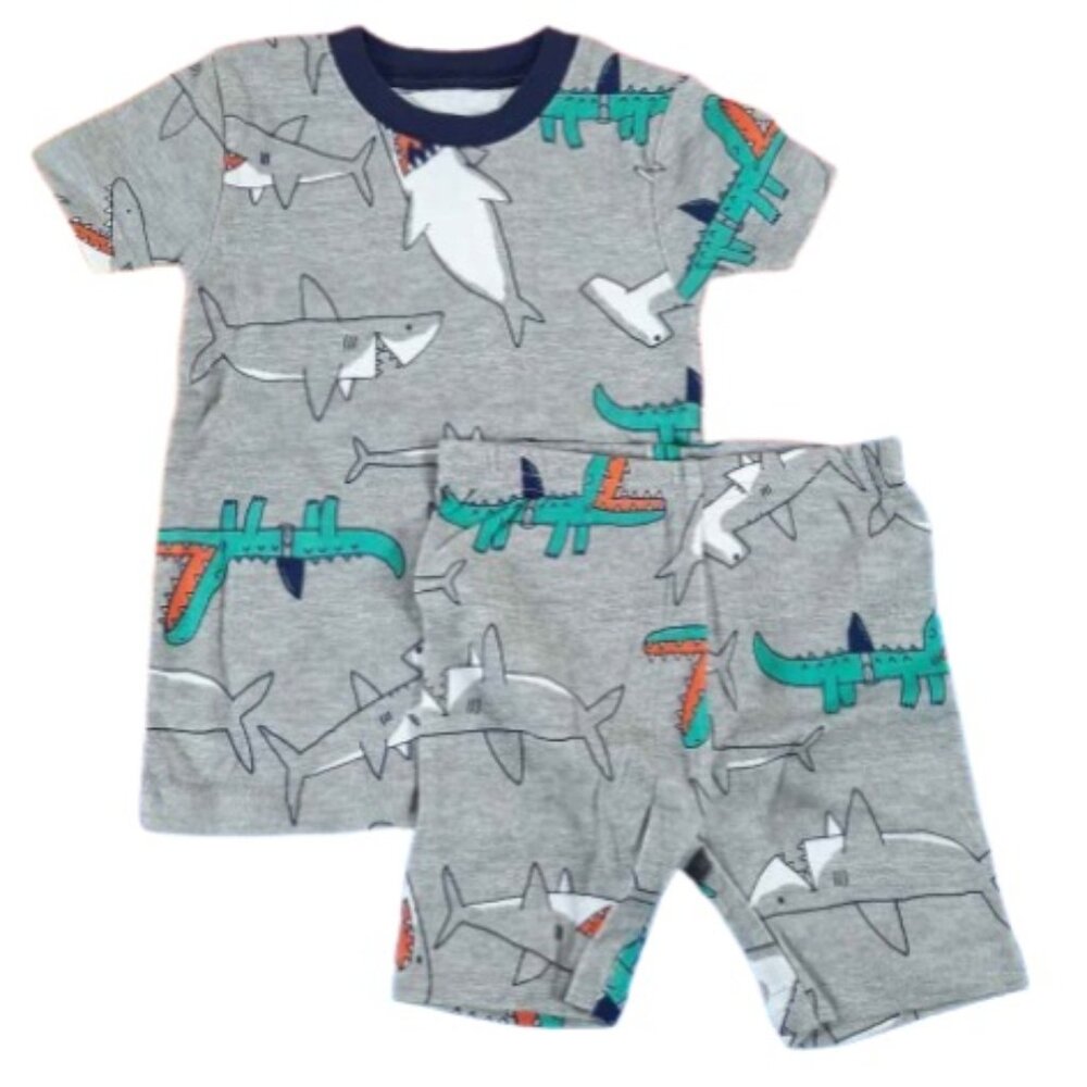 Carters Shark Shorts & T-shirt Pajamas. Size 3T